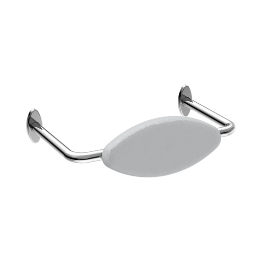 Mecca Care DDA Accessible Toilet Backrest Chrome