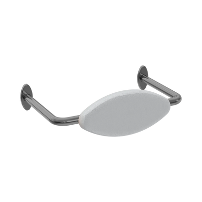 Mecca Care DDA Accessible Toilet Backrest Gun Metal