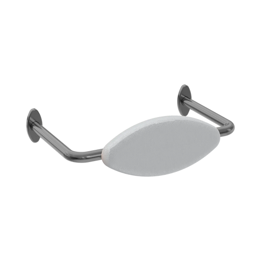 Mecca Care DDA Accessible Toilet Backrest Gun Metal