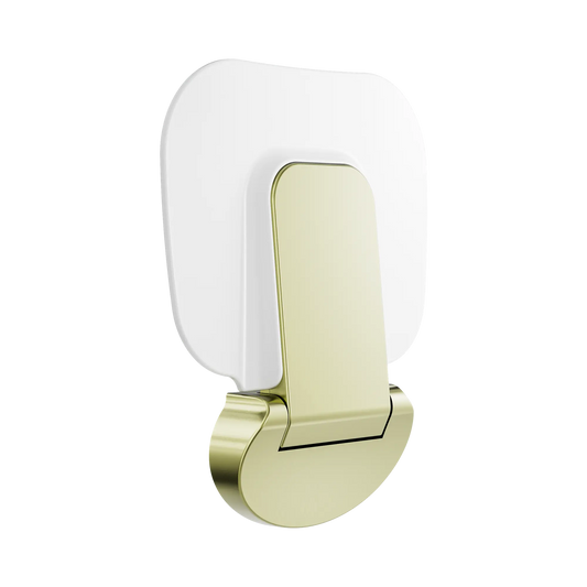 Mecca Care Shower Seat 400X330mm Brushed Gold