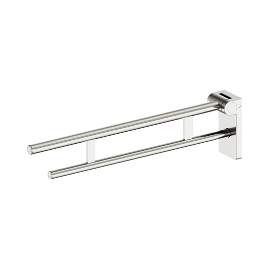 Mecca Care Foldable Toilet Support Arm Brushed Nickel