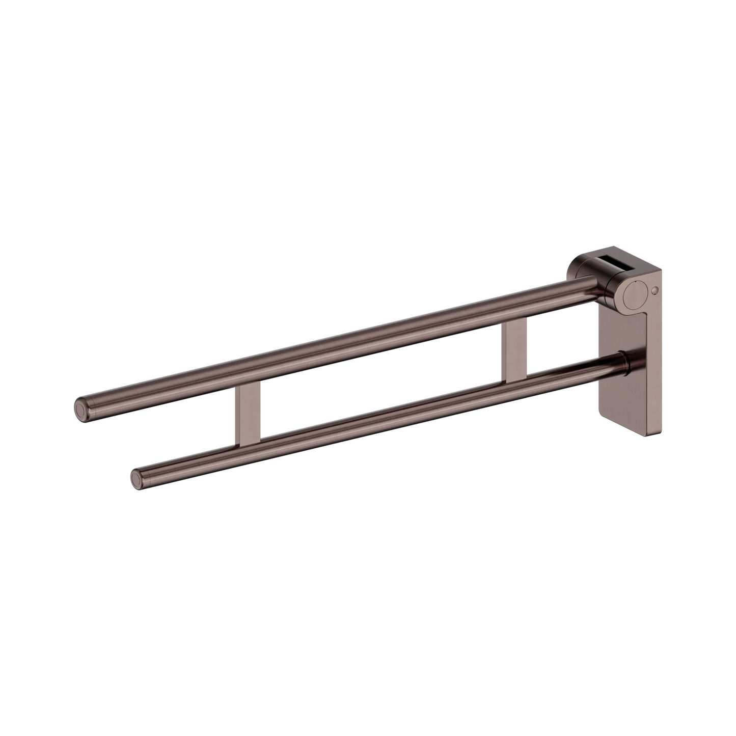 Mecca Care Foldable Toilet Support Arm Brushed Bronze
