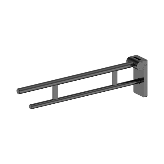 Mecca Care Foldable Toilet Support Arm Gun Metal