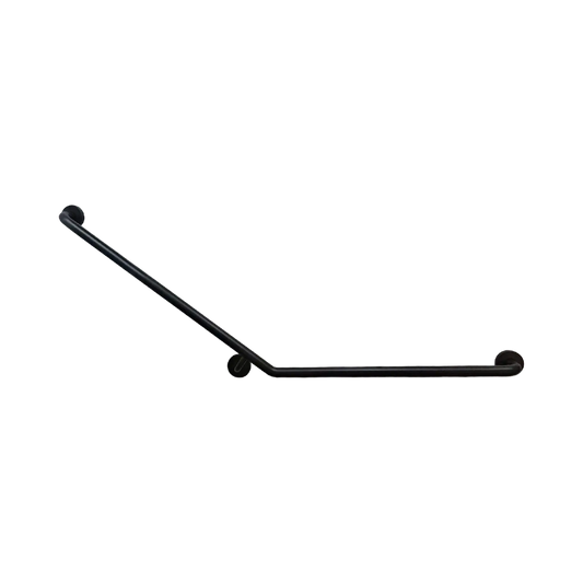 Classic Care SS304 800X700 140 Degrees Left Hand (Concealed Fixing) Matte Black
