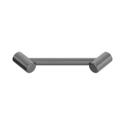 Mecca Care 25mm Footrest Corner Grab Rail 215mm Gun Metal