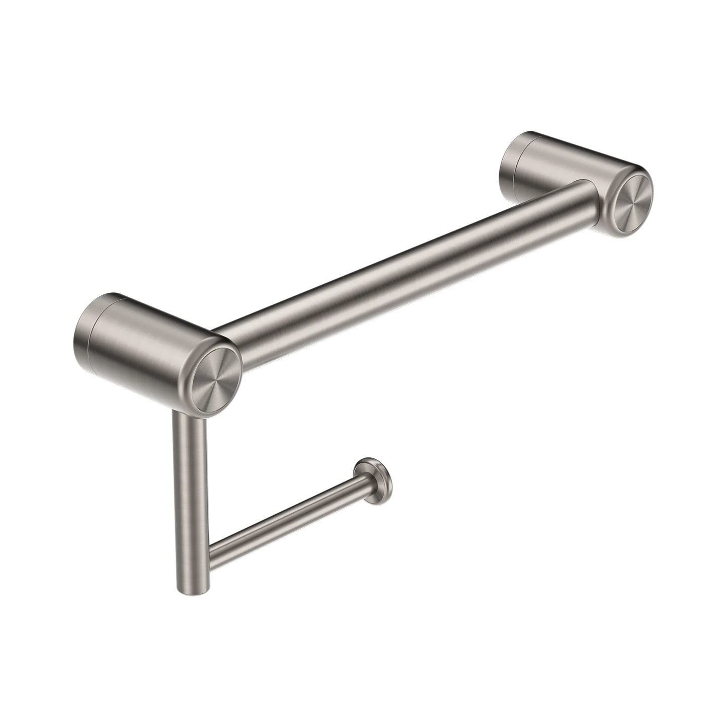 Mecca Care 25mm Toilet Roll Rail 300mm Brushed Nickel