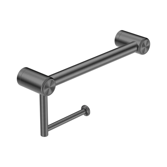 Mecca Care 25mm Toilet Roll Rail 300mm Gun Metal