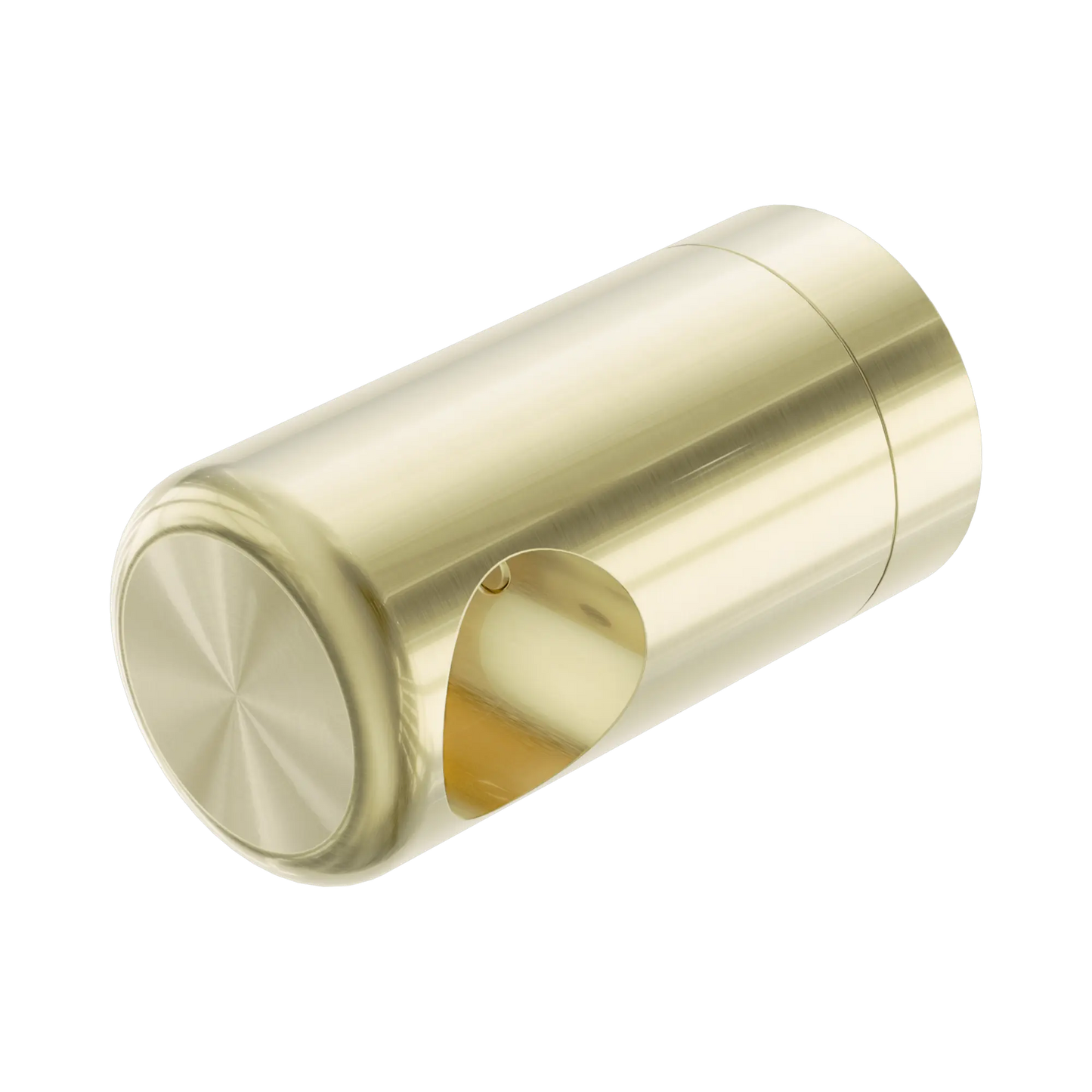 Left Bracket Set For Mecca Care 25mm Toilet Roll Rail Brushed Gold