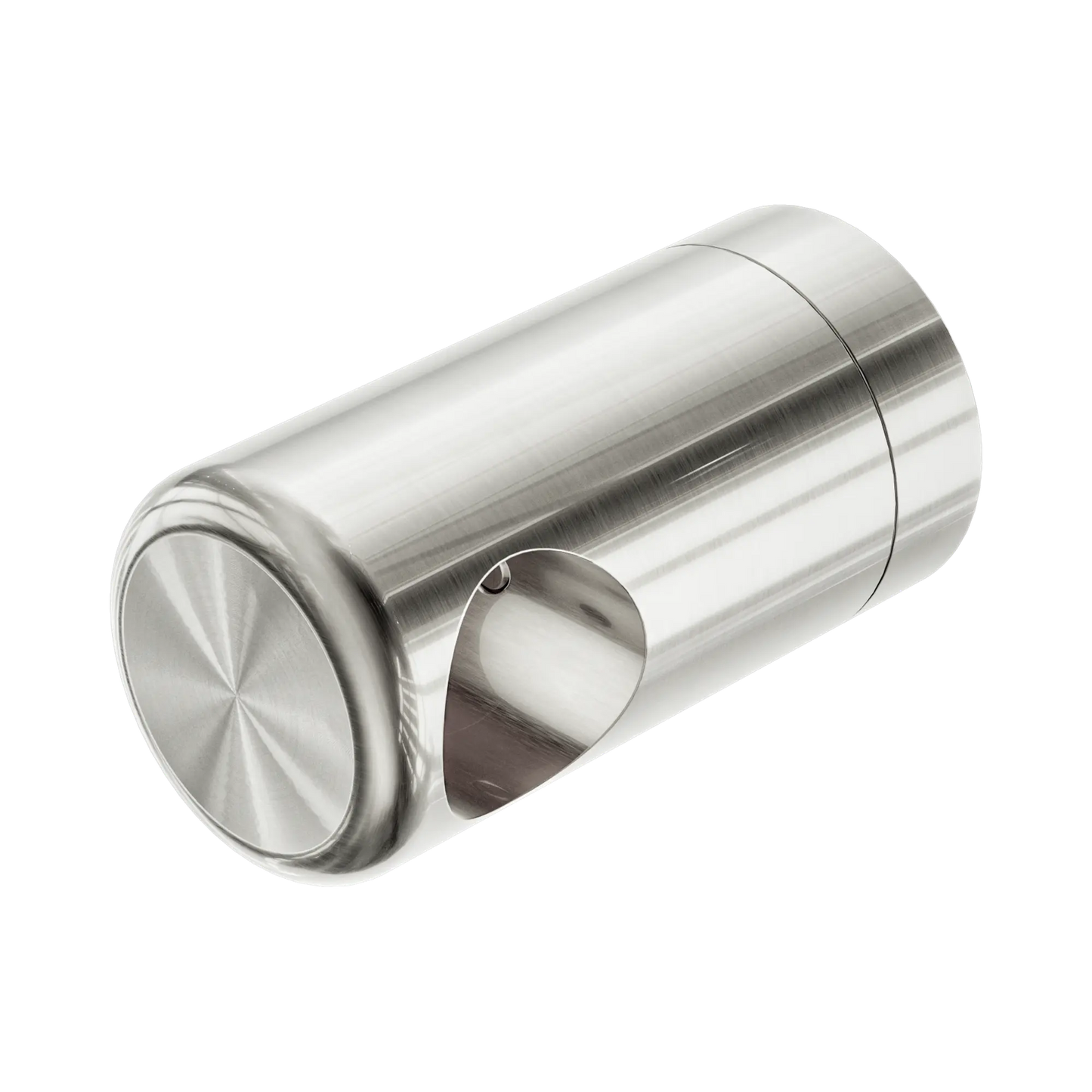 Left Bracket Set For Mecca Care 25mm Toilet Roll Rail Brushed Nickel
