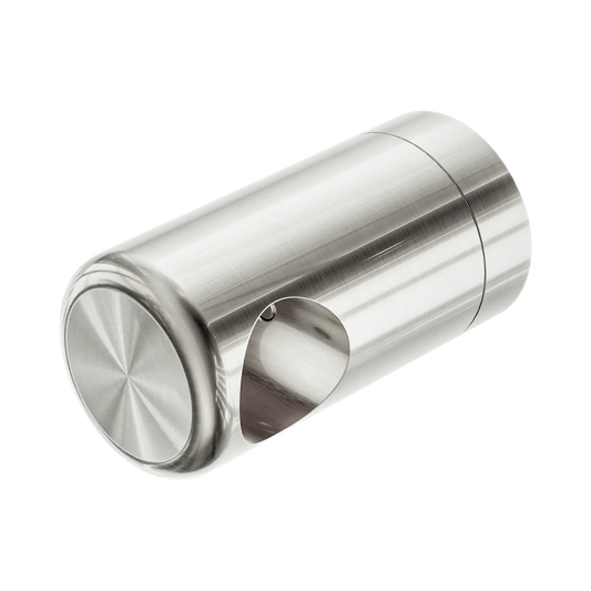 Left Bracket Set For Mecca Care 25mm Toilet Roll Rail Brushed Nickel