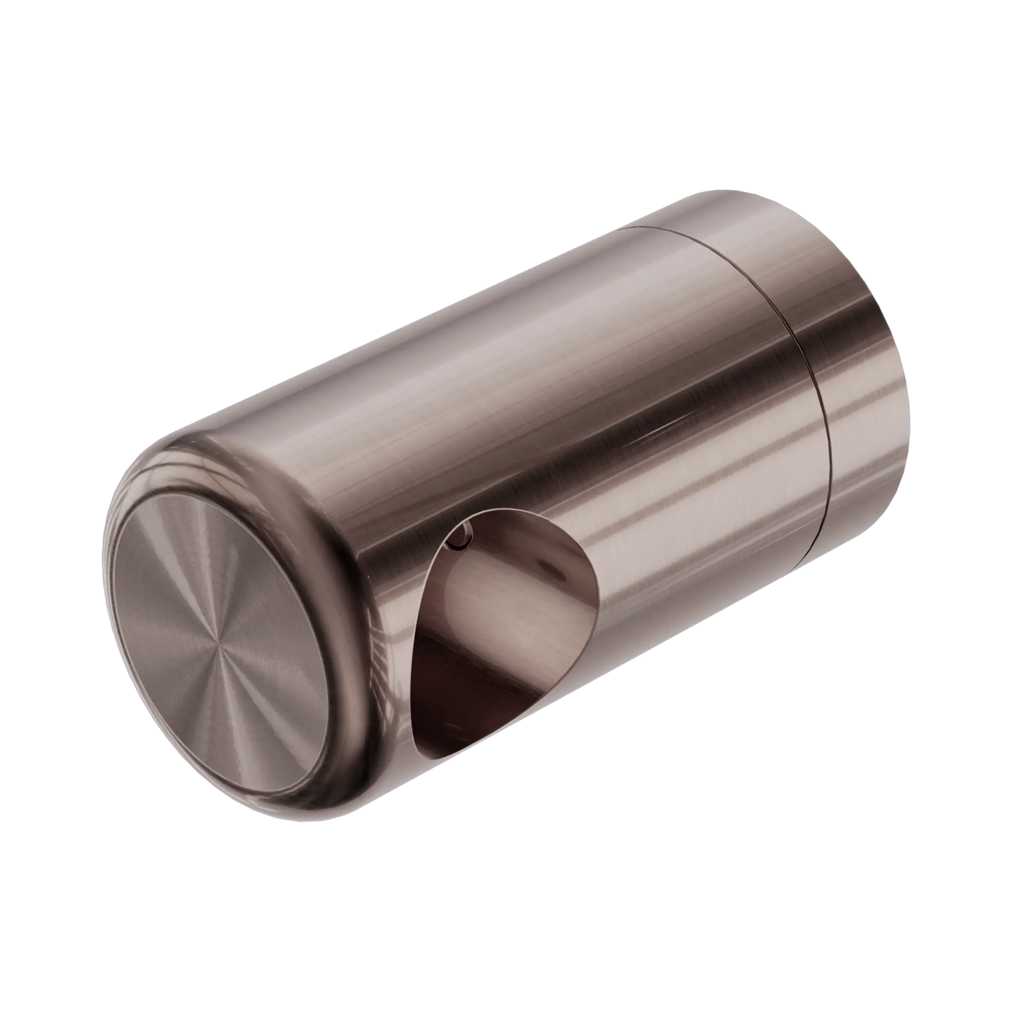 Left Bracket Set For Mecca Care 25mm Toilet Roll Rail Brushed Bronze