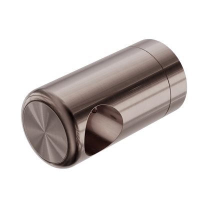 Left Bracket Set For Mecca Care 25mm Toilet Roll Rail Brushed Bronze