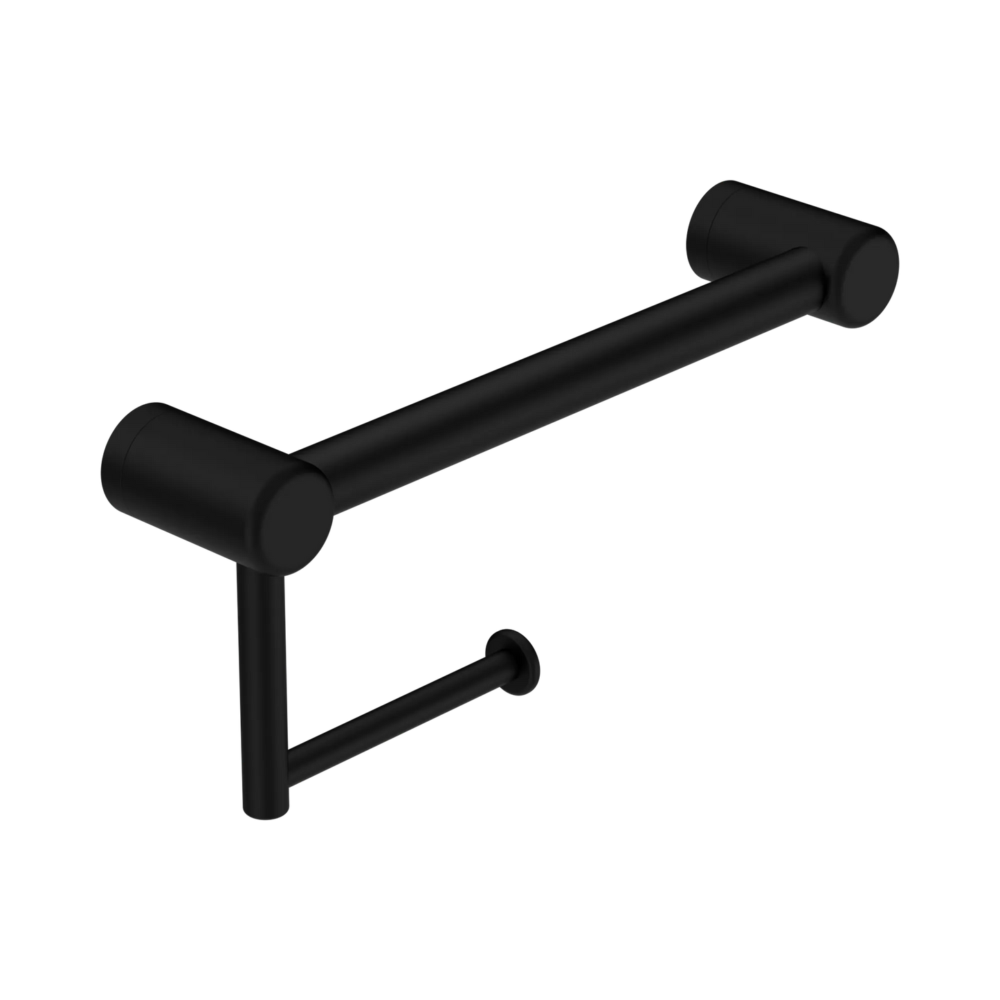 Mecca Care 25mm Toilet Roll Rail 300mm Matte Black