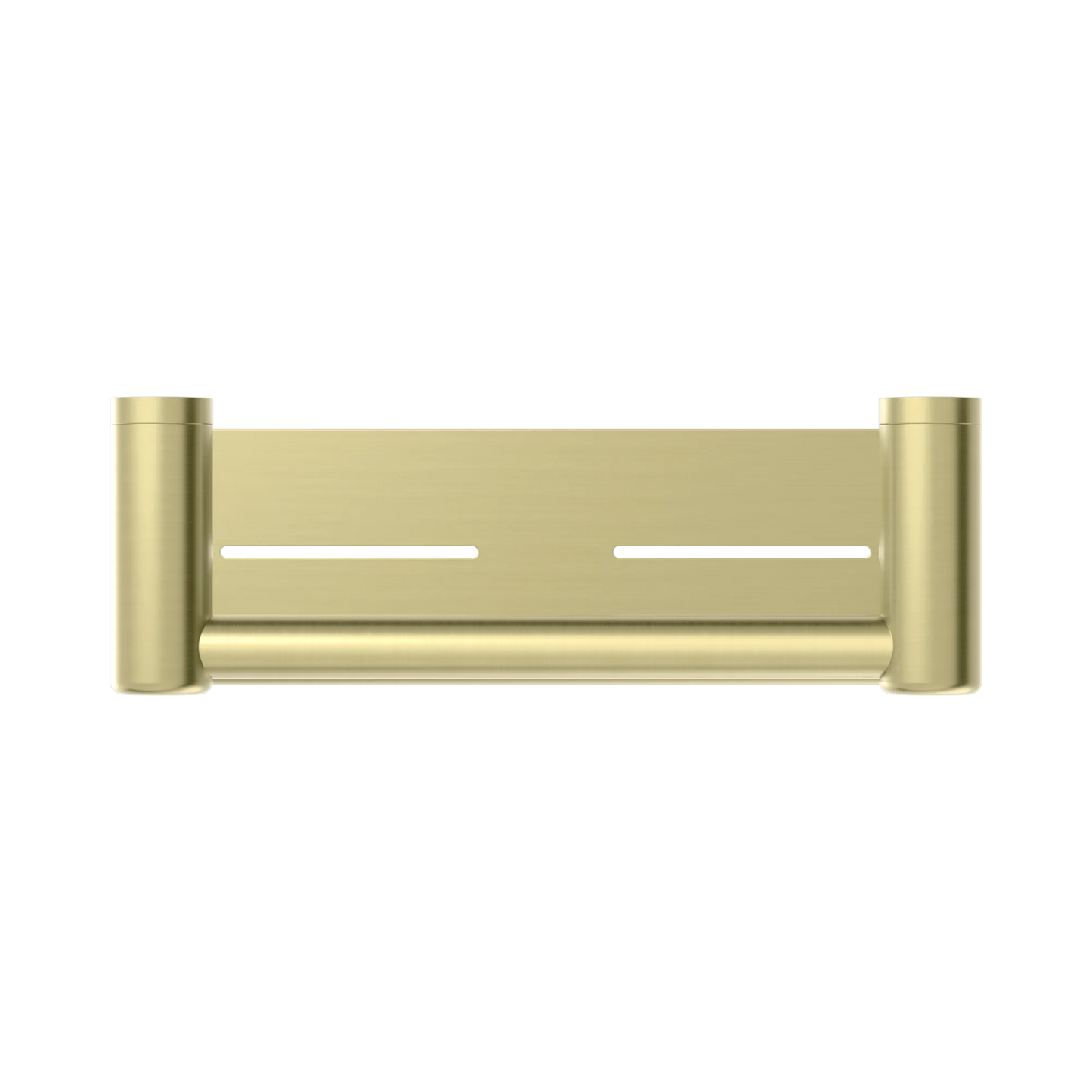 Mecca Care 25mm Grab Rail With Shelf 300mm Brushed Gold