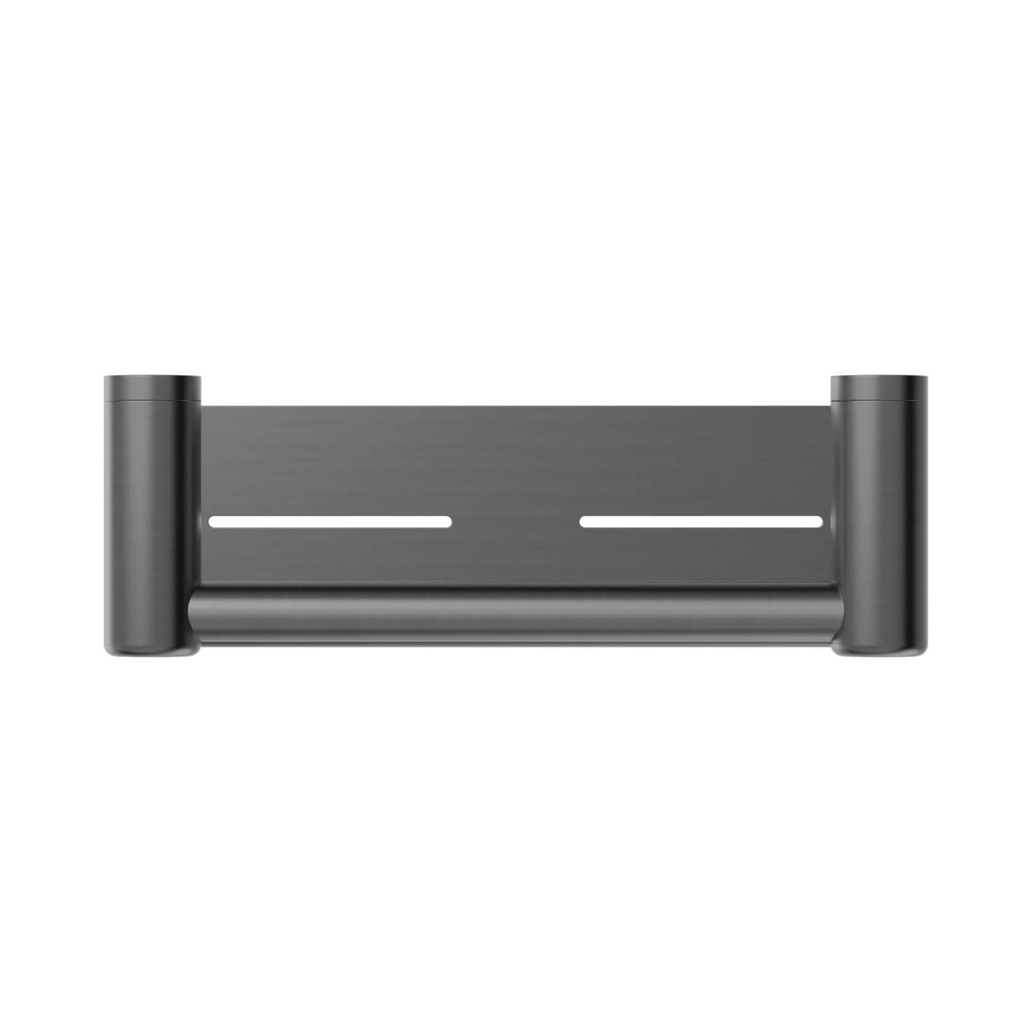 Mecca Care 25mm Grab Rail With Shelf 300mm Gun Metal