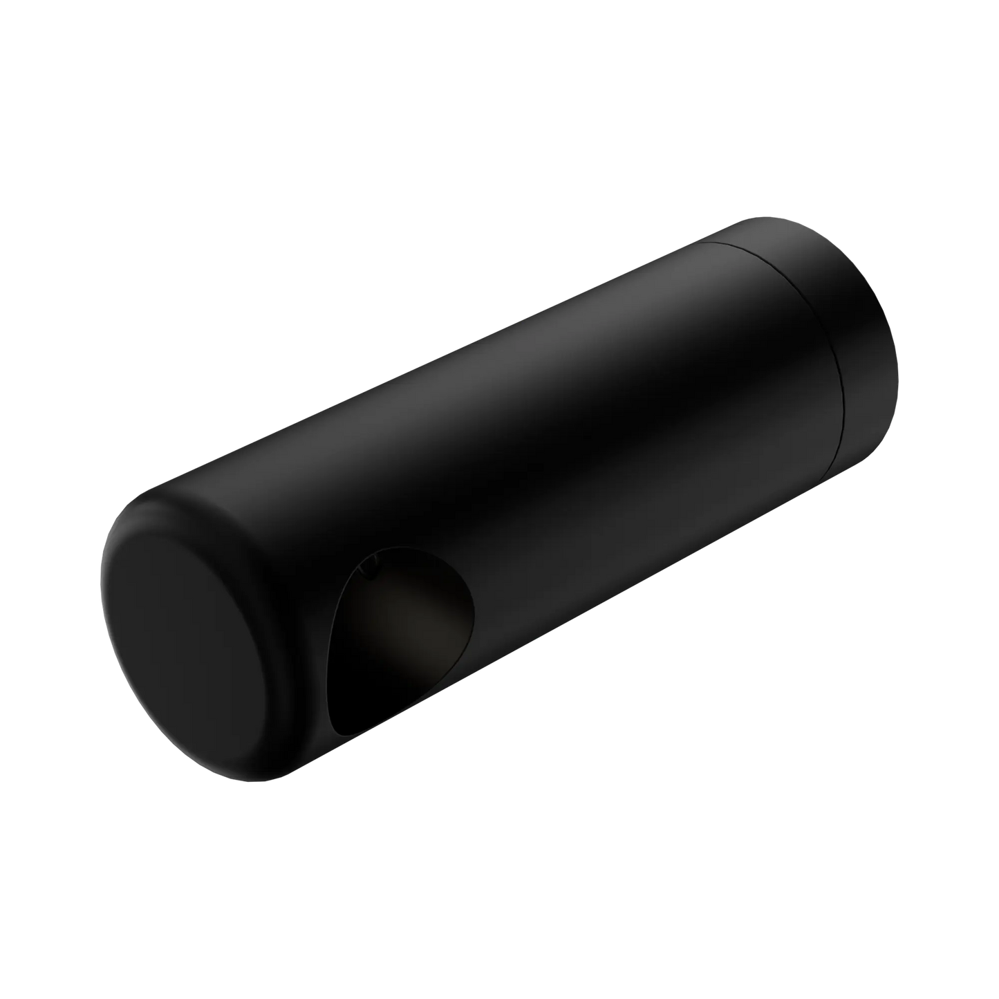 Left Bracket Set For Mecca Care 25mm Grab Rail With Shelf Matte Black