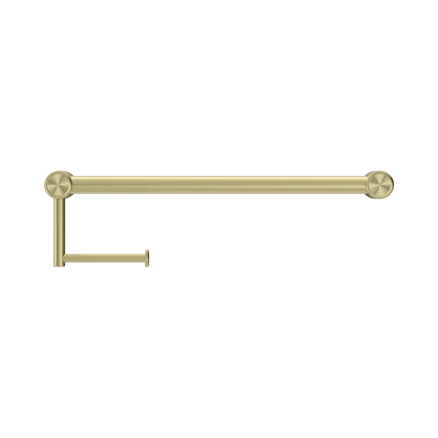 Mecca Care 25mm Toilet Roll Rail 450mm Brushed Gold