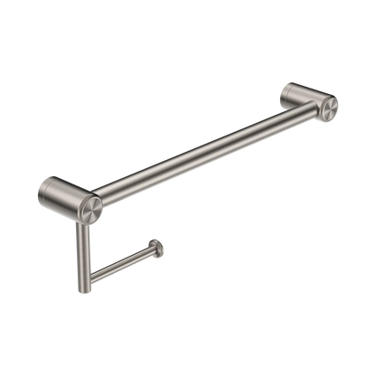 Mecca Care 25mm Toilet Roll Rail 450mm Brushed Nickel