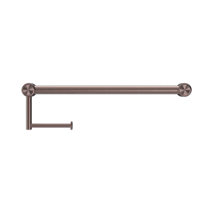 Mecca Care 25mm Toilet Roll Rail 450mm Brushed Bronze