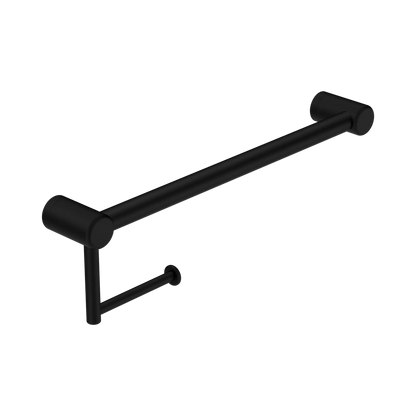 Mecca Care 25mm Toilet Roll Rail 450mm Matte Black