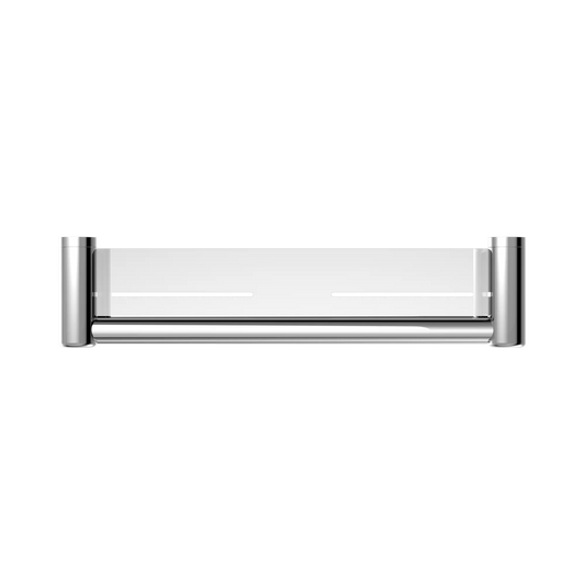 Mecca Care 25mm Grab Rail With Shelf 450mm Chrome