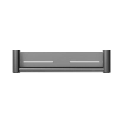 Mecca Care 25mm Grab Rail With Shelf 450mm Gun Metal