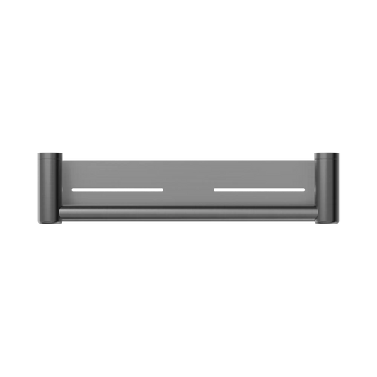 Mecca Care 25mm Grab Rail With Shelf 450mm Gun Metal