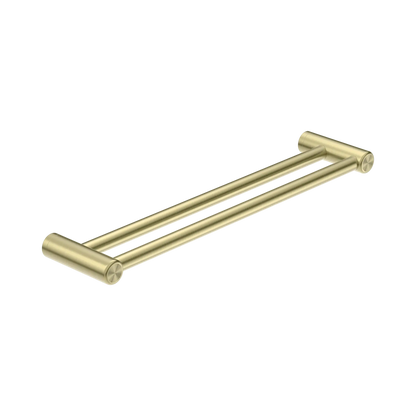 Mecca Care 25mm Double Towel Grab Rail 600mm Brushed Gold
