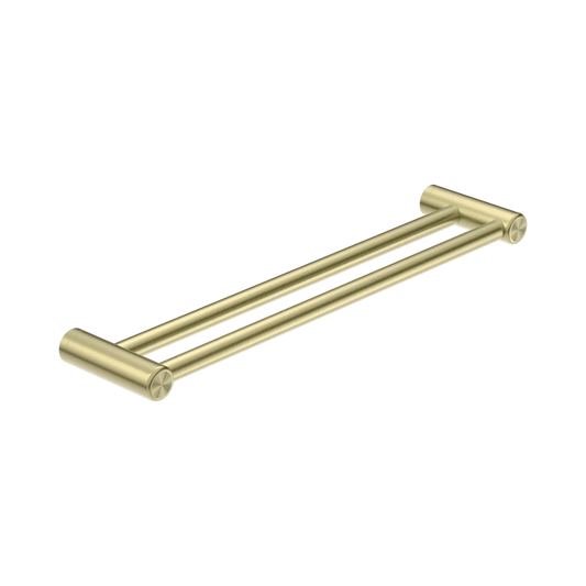 Mecca Care 25mm Double Towel Grab Rail 600mm Brushed Gold