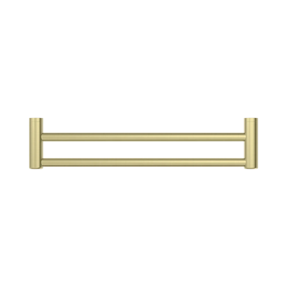 Mecca Care 25mm Double Towel Grab Rail 600mm Brushed Gold