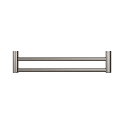 Mecca Care 25mm Double Towel Grab Rail 600mm Brushed Nickel