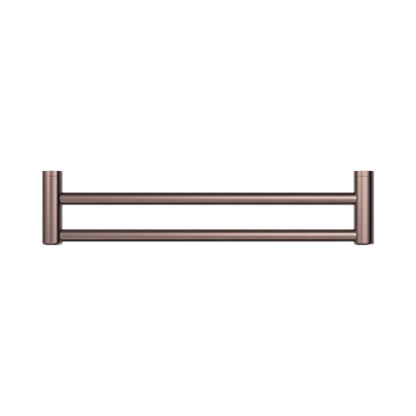 Mecca Care 25mm Double Towel Grab Rail 600mm Brushed Bronze