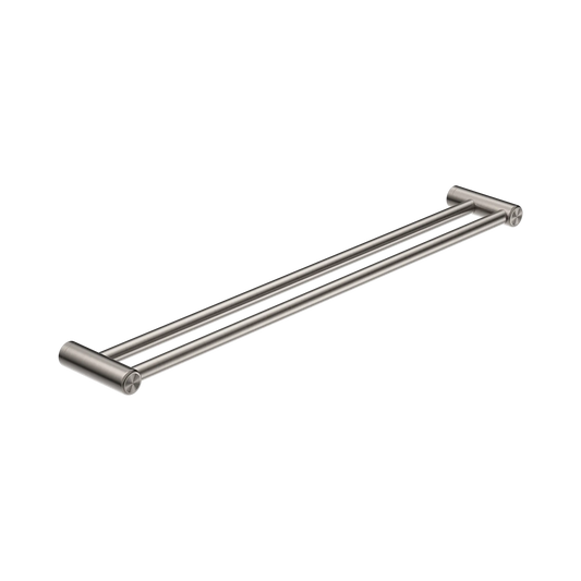 Mecca Care 25mm Double Towel Grab Rail 900mm Brushed Nickel