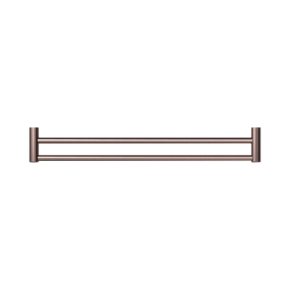 Mecca Care 25mm Double Towel Grab Rail 900mm Brushed Bronze