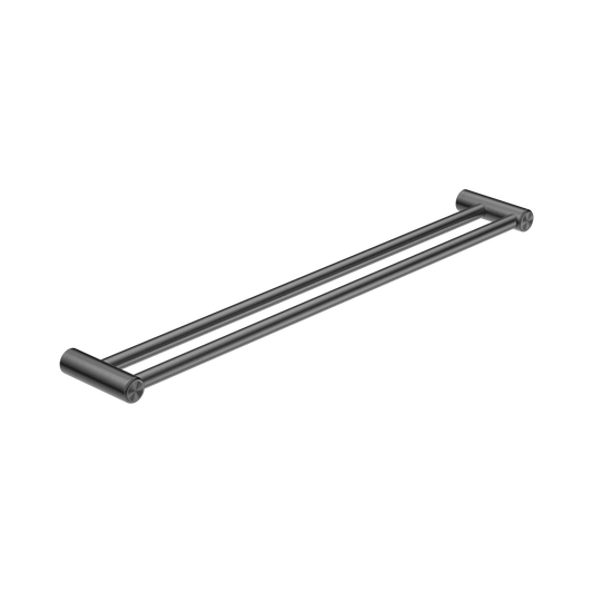 Mecca Care 25mm Double Towel Grab Rail 900mm Gun Metal