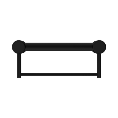 Mecca Care 32mm Grab Rail With Towel Holder 300mm Matte Black