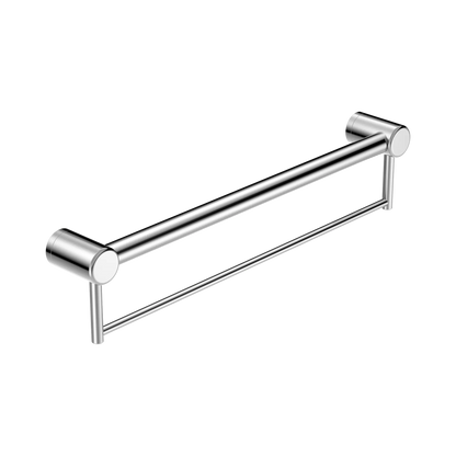 Mecca Care 32mm Grab Rail With Towel Holder 600mm Chrome