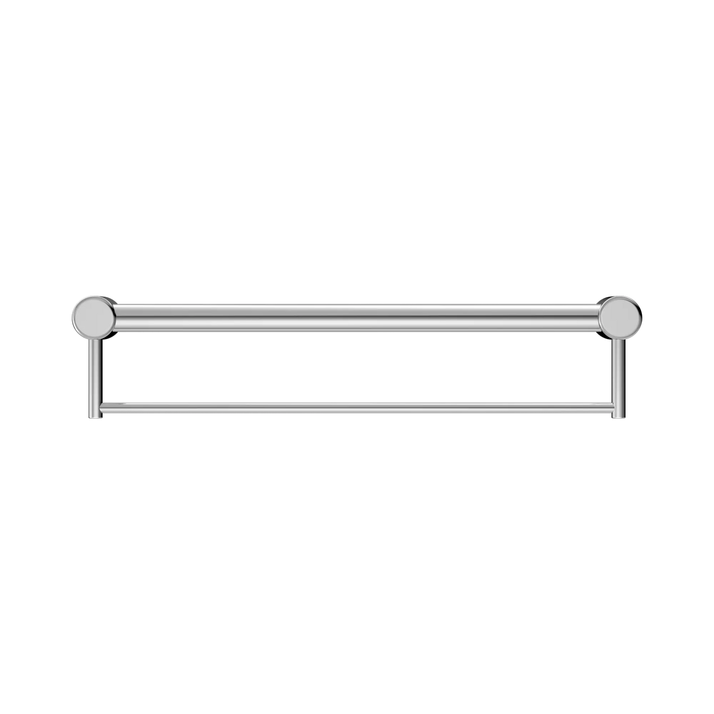 Mecca Care 32mm Grab Rail With Towel Holder 600mm Chrome