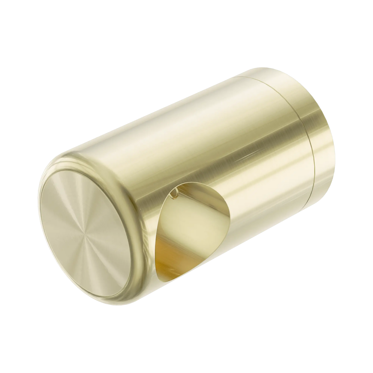Left Bracket Set For Mecca Care 32mm Grab Rail With Towel Holder Brushed Gold