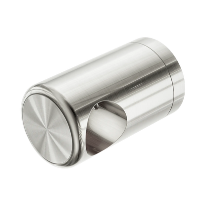 Left Bracket Set For Mecca Care 32mm Grab Rail With Towel Holder Brushed Nickel