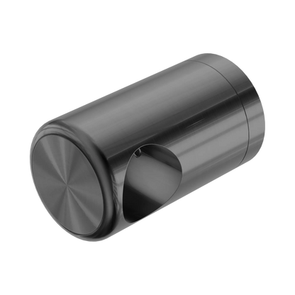 Left Bracket Set For Mecca Care 32mm Grab Rail With Towel Holder Gun Metal
