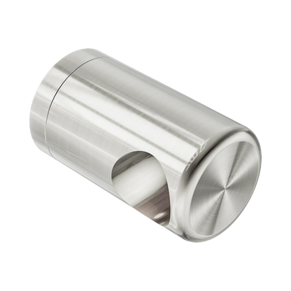 Right Bracket Set For Mecca Care 32mm Grab Rail With Towel Holder Brushed Nickel