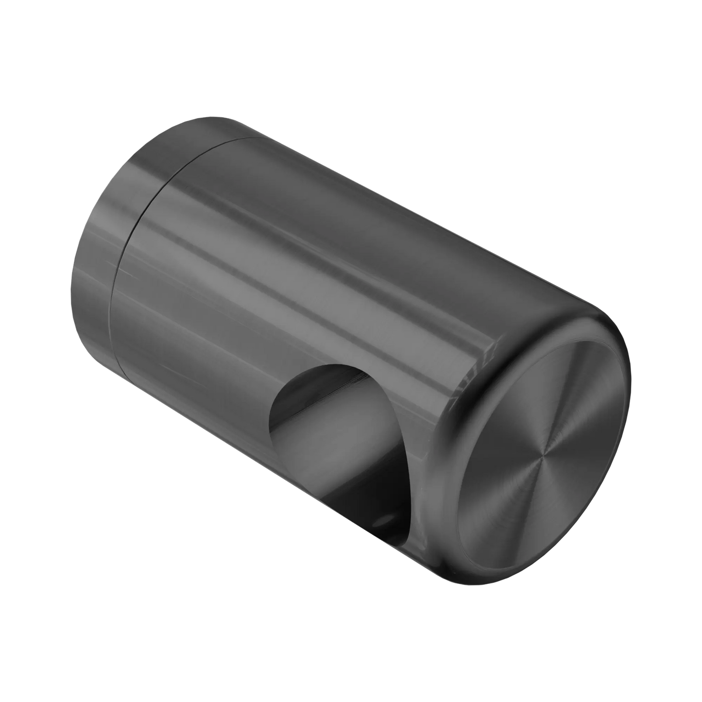 Right Bracket Set For Mecca Care 32mm Grab Rail With Towel Holder Gun Metal