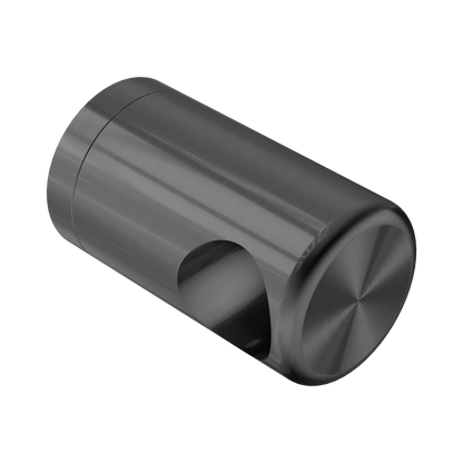 Right Bracket Set For Mecca Care 32mm Grab Rail With Towel Holder Gun Metal