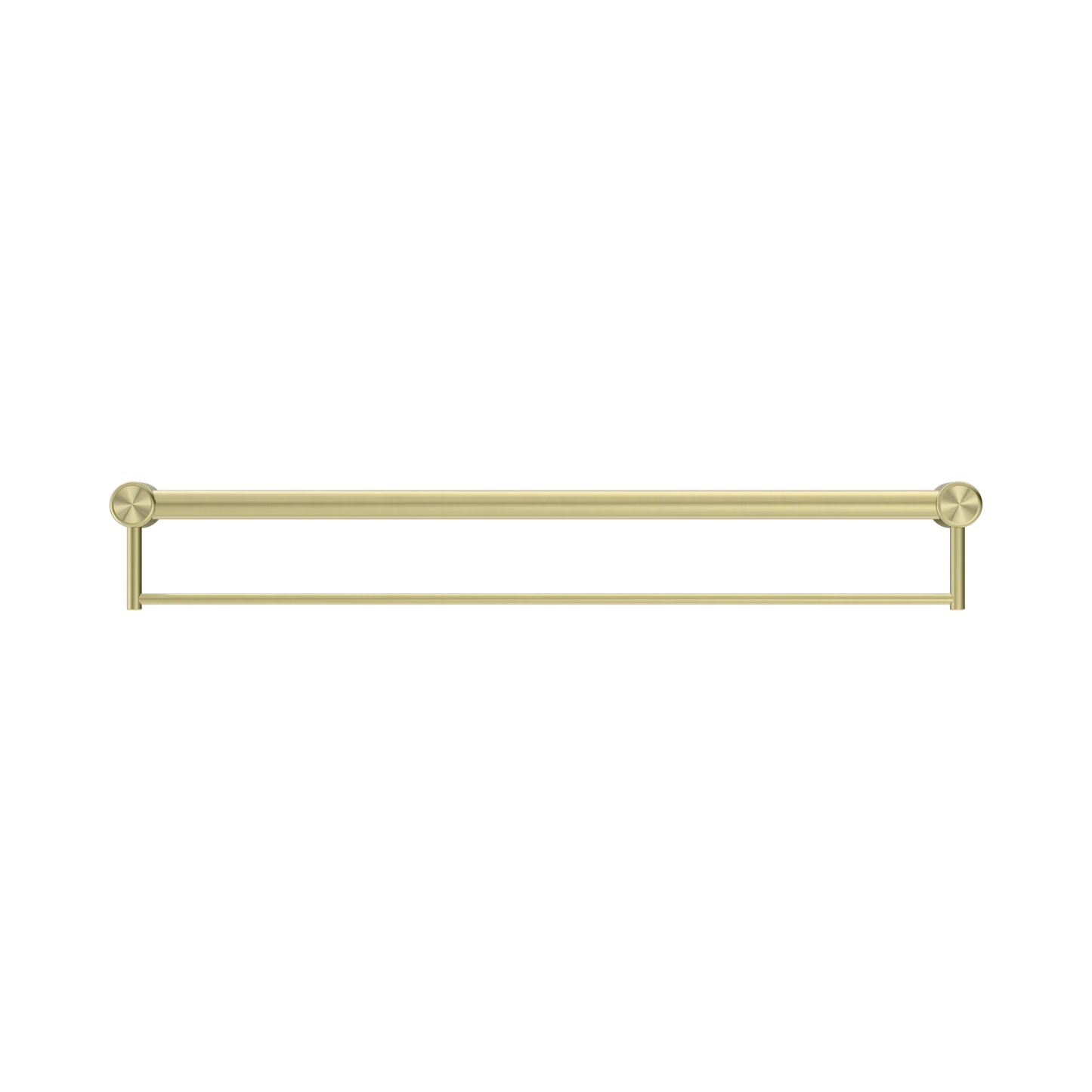 Mecca Care 32mm Grab Rail With Towel Holder 900mm Brushed Gold