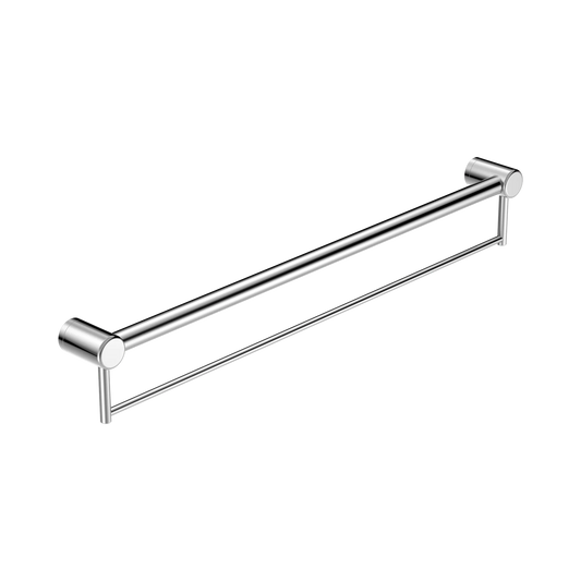 Mecca Care 32mm Grab Rail With Towel Holder 900mm Chrome