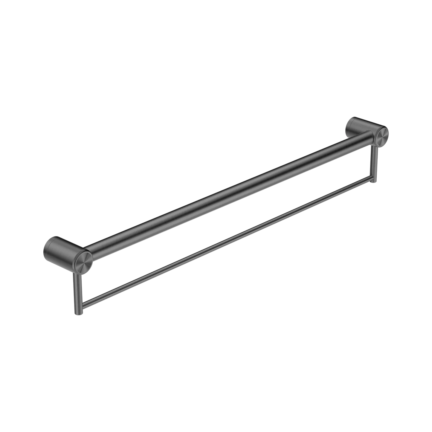 Mecca Care 32mm Grab Rail With Towel Holder 900mm Gun Metal