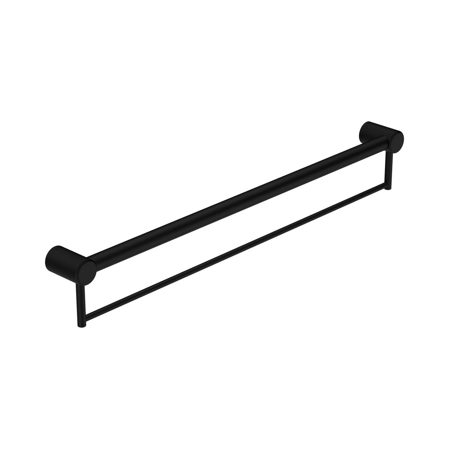Mecca Care 32mm Grab Rail With Towel Holder 900mm Matte Black