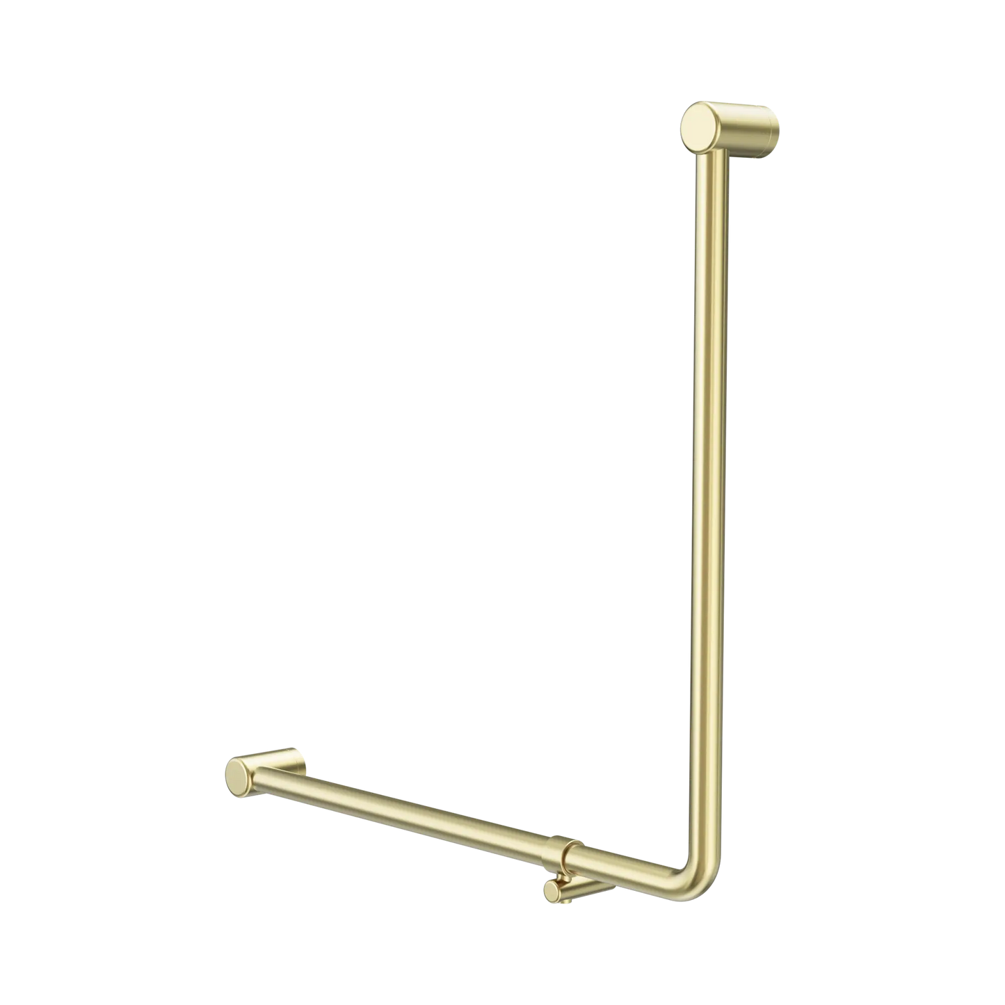 Mecca Care 32mm 90 Degree NZ4121 Accessible Toilet Grab Rail 750X750mm Brushed Gold