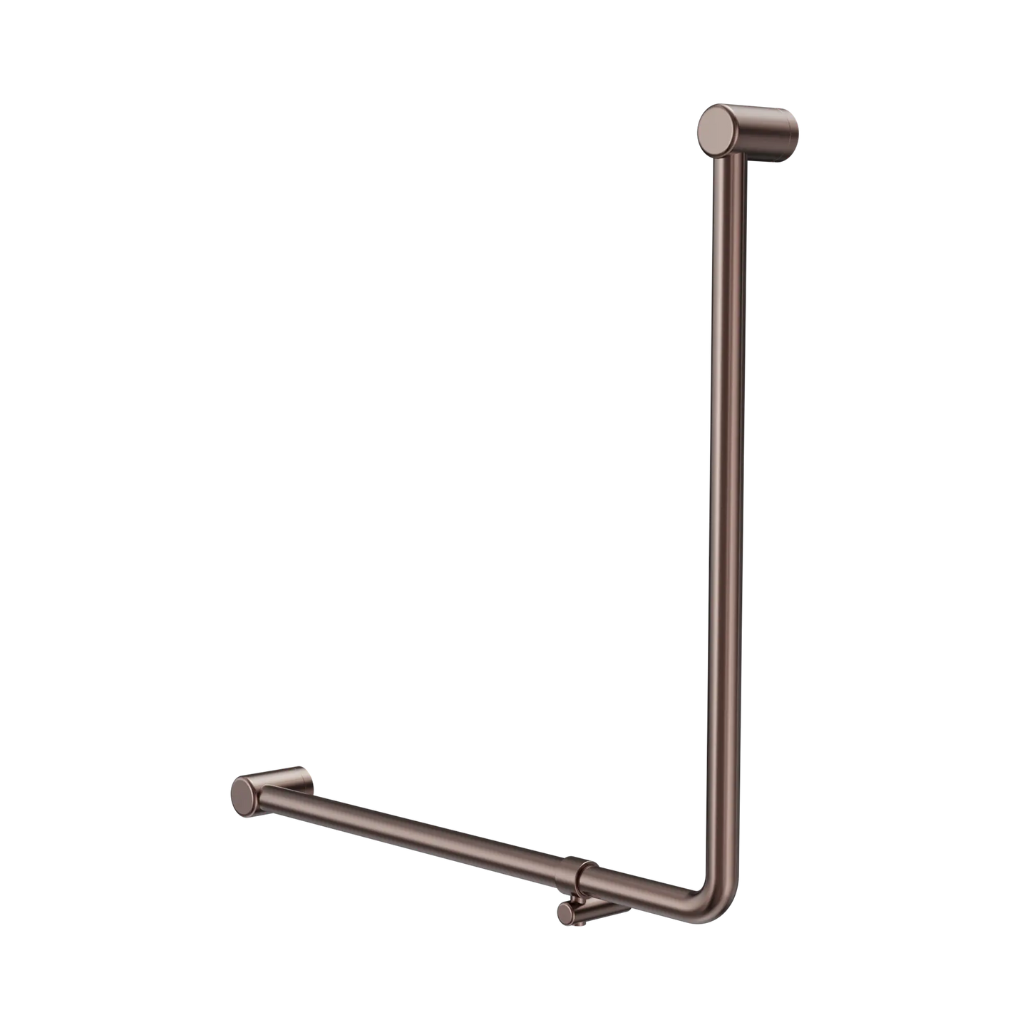 Mecca Care 32mm 90 Degree NZ4121 Accessible Toilet Grab Rail 750X750mm Brushed Bronze